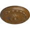 Ekena Millwork Flower Spiral Ceiling Medallion (Fits Canopies up to 2"), 12 1/4"OD x 2 1/4"P, Smokey Topaz Crackle CM12FLSTC - alternate 3